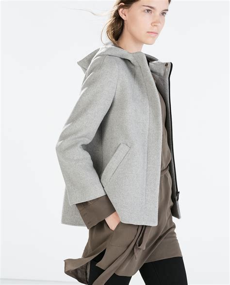 zara short coat.